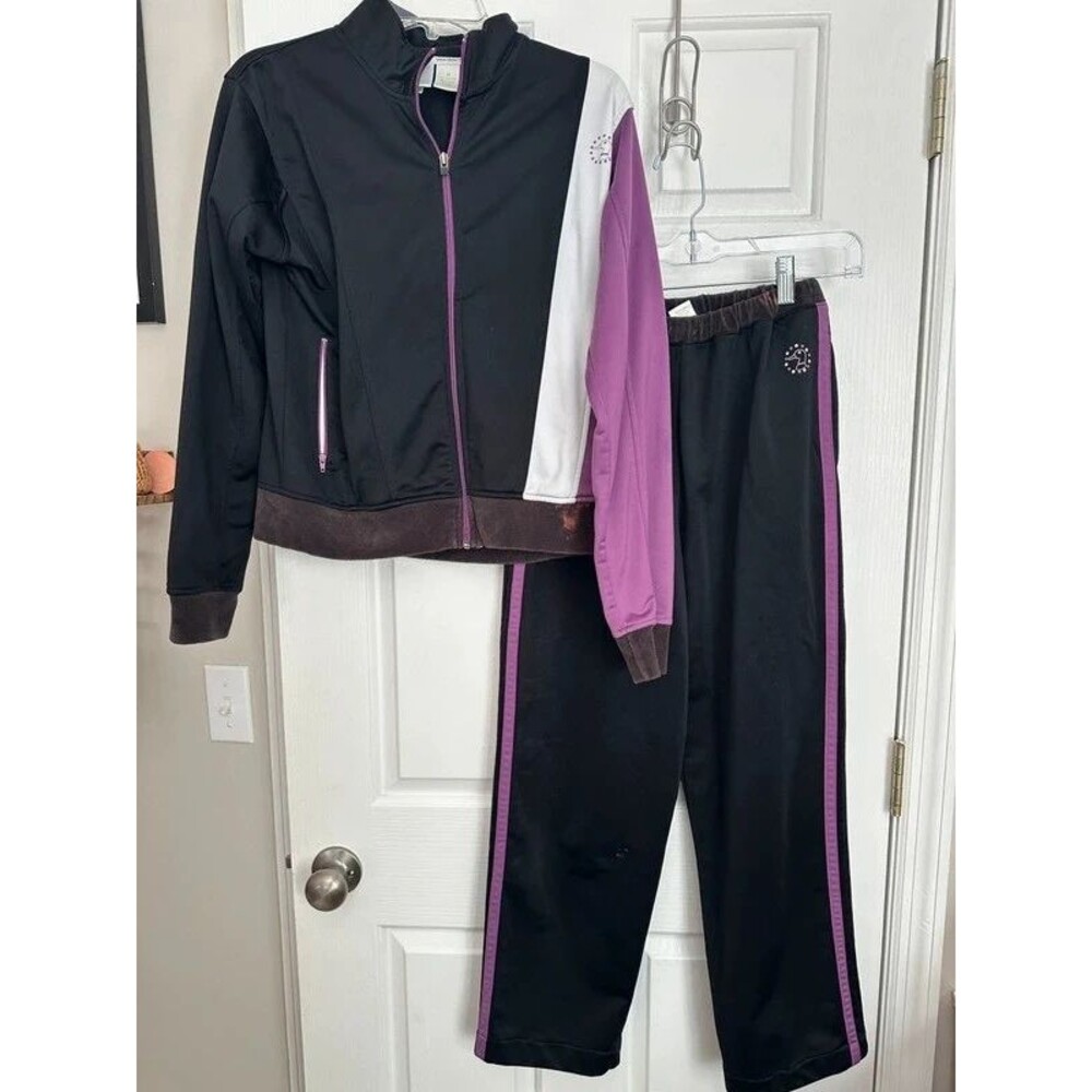 Vintage Retro Dual Color Track Suit